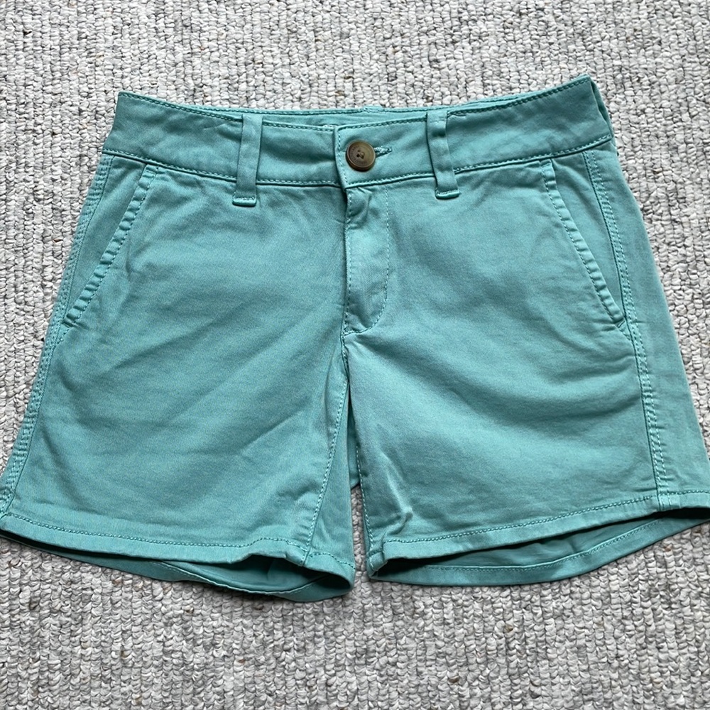 American eagle aqua shorts